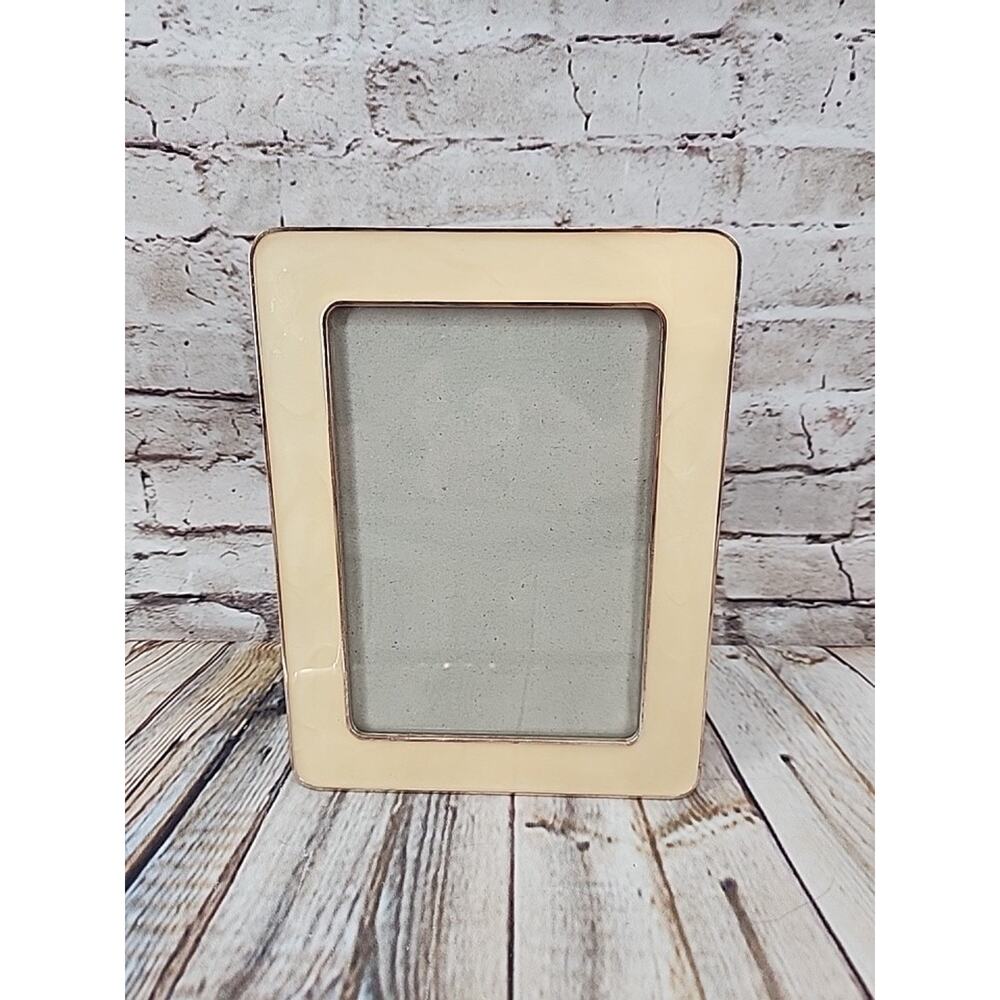 Vintage Style Inhabit Wedding Bouquet Photo Frame 5x7 Macy's Laquered